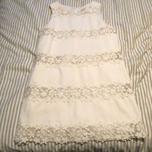 J Crew white mini dress